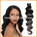 Curly human hair virgin Brazilian curly hair weft 18"